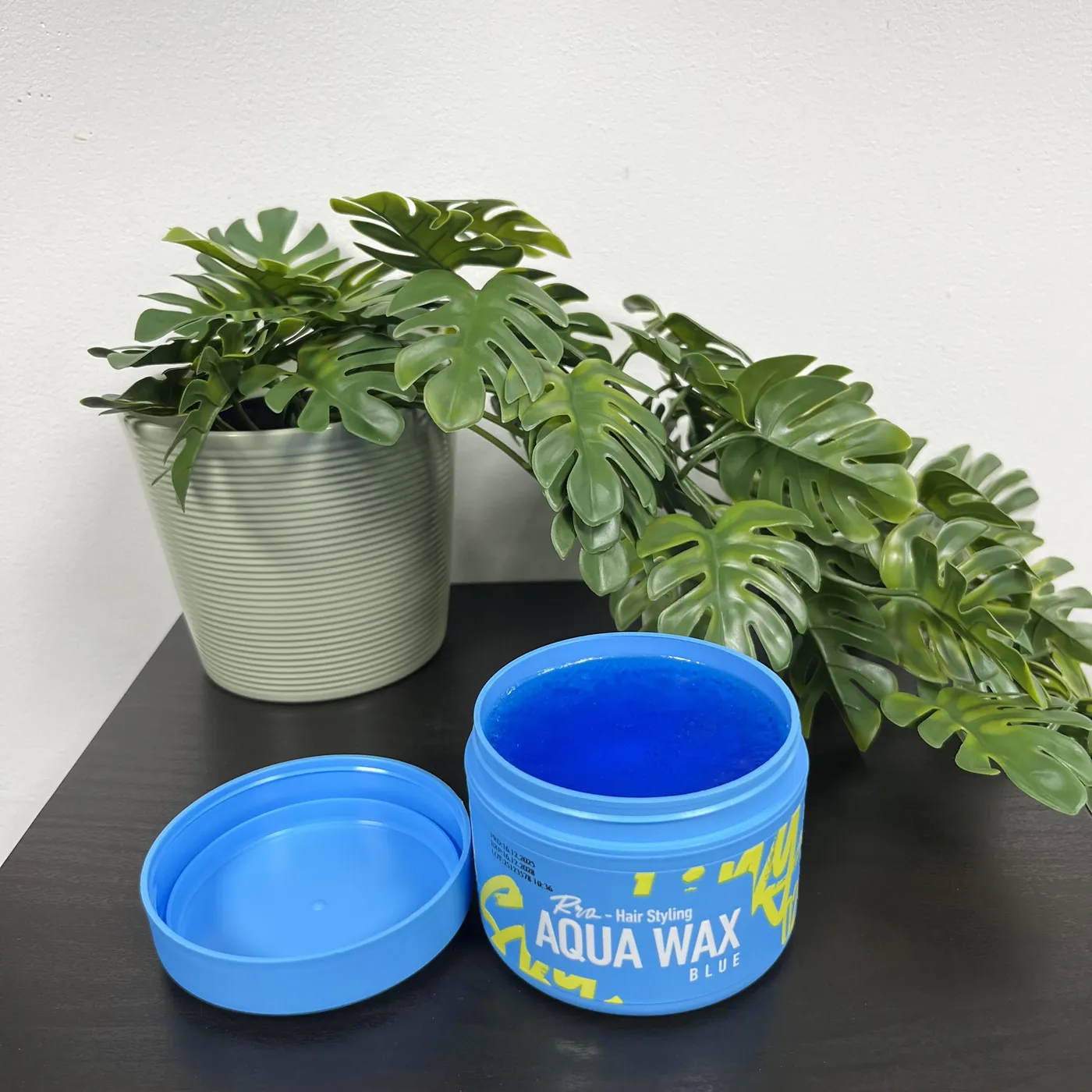 Cera Aqua Wax Blue — Detalle de textura