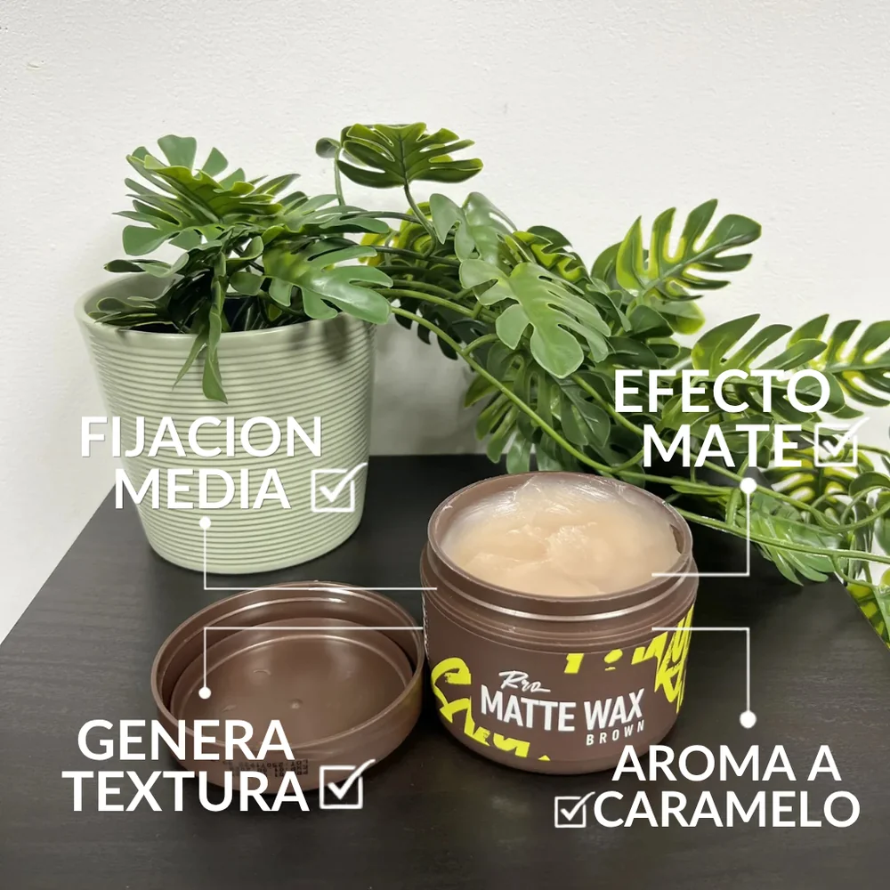 Cera Matte Wax Brown — Beneficios y características